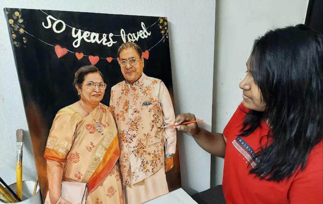 Aashi Jain Studios for Fine Arts Oil Painting Classes | Tulip Purple Sector 69 Gurgaon - ActivityKidz