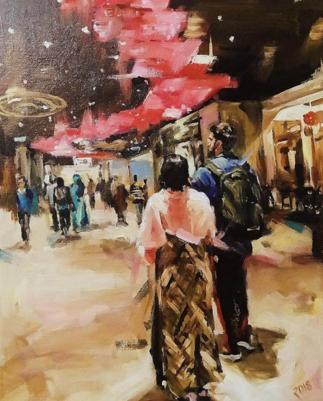 Aashi Jain Studios for Fine Arts Oil Painting Classes | Tulip Purple Sector 69 Gurgaon - ActivityKidz