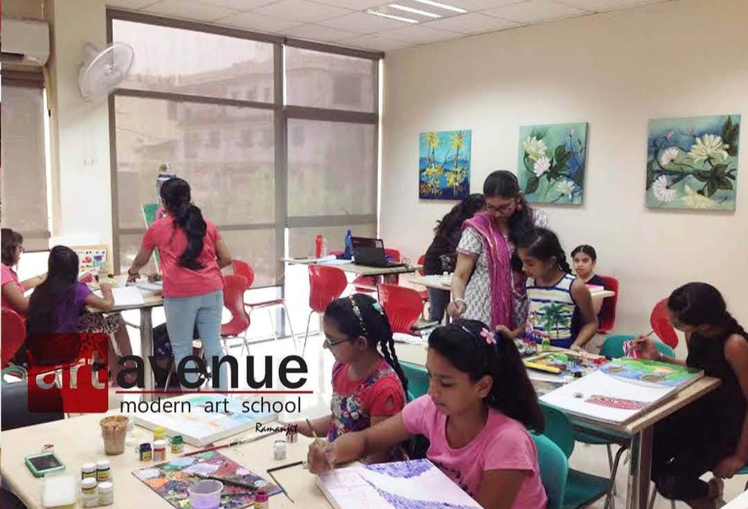 Art Avenue School for Drawing Sketching Painting | Excelsior American School Sector 43 Gurgaon - ActivityKidz