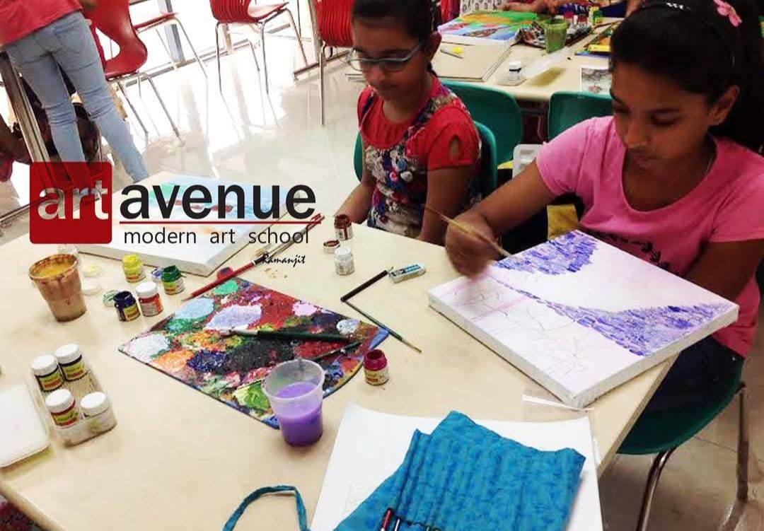 Art Avenue School for Drawing Sketching Painting | Excelsior American School Sector 43 Gurgaon - ActivityKidz