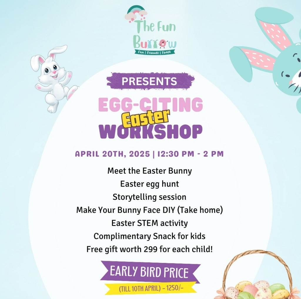 Easter Fun at The Fun Burrow (20-Apr) Sector 82 Gurgaon - ActivityKidz