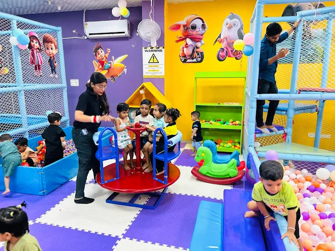 Jump N Joy Indoor Play Area | New Industrial Township 3 Faridabad