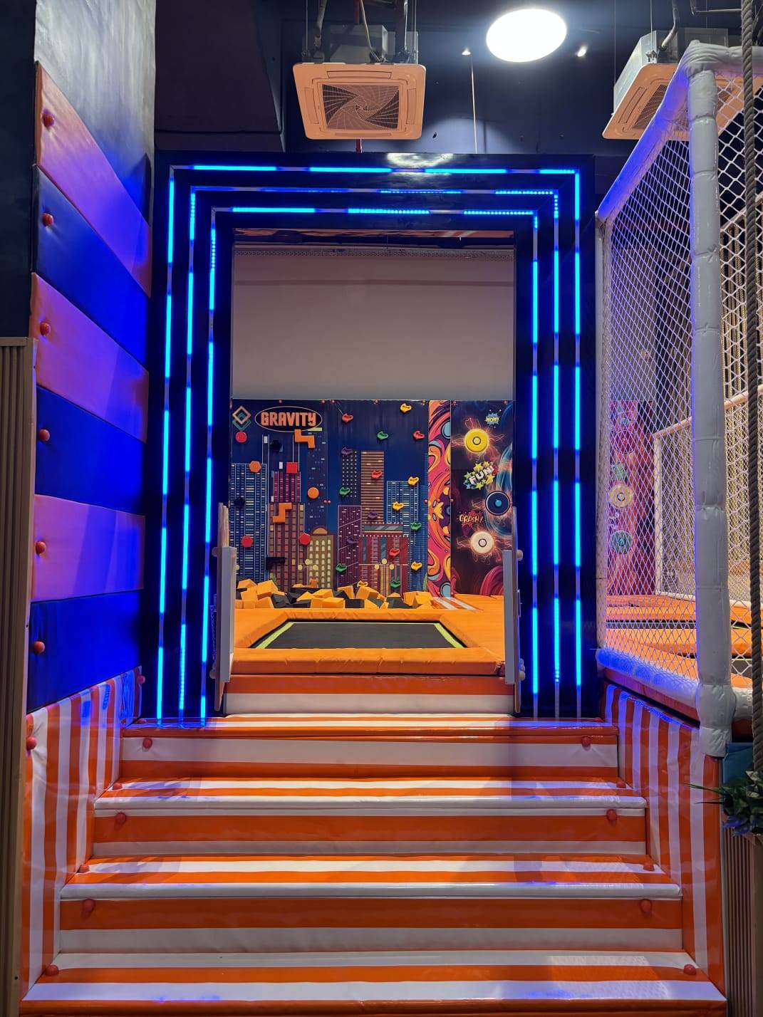Kosmic Kingdom Trampoline & Playarea | Iris Broadway Sector 85 Gurgaon - ActivityKidz
