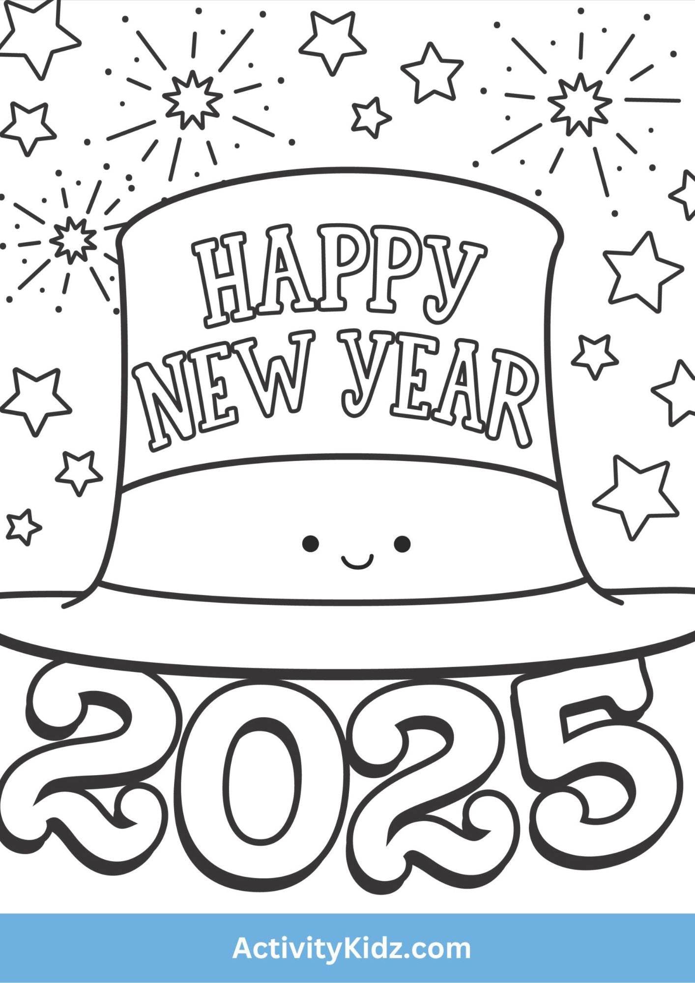 New Year 2025 Coloring Worksheet- Download FREE Printable Worksheets for Kids – ActivityKidz new-year-2025-coloring-worksheet-download-free-printable-worksheets-for-kids-activitykidz