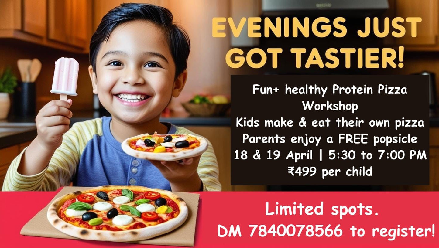 Protein Pizza Workshop by The Wigglyy Woo (19 Apr) | Sector 2 Palam Vihar Gurgaon