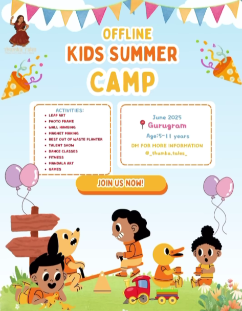 Summer Camp by Thumka Tales (2 Jun - 11 Jun) | Sector 1 Gurgaon