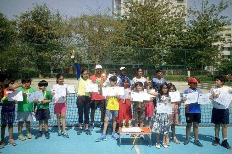 Lets Play Tennis | Lawn Tennis | Sushant University Sector 55 Gurgaon - ActivityKidz