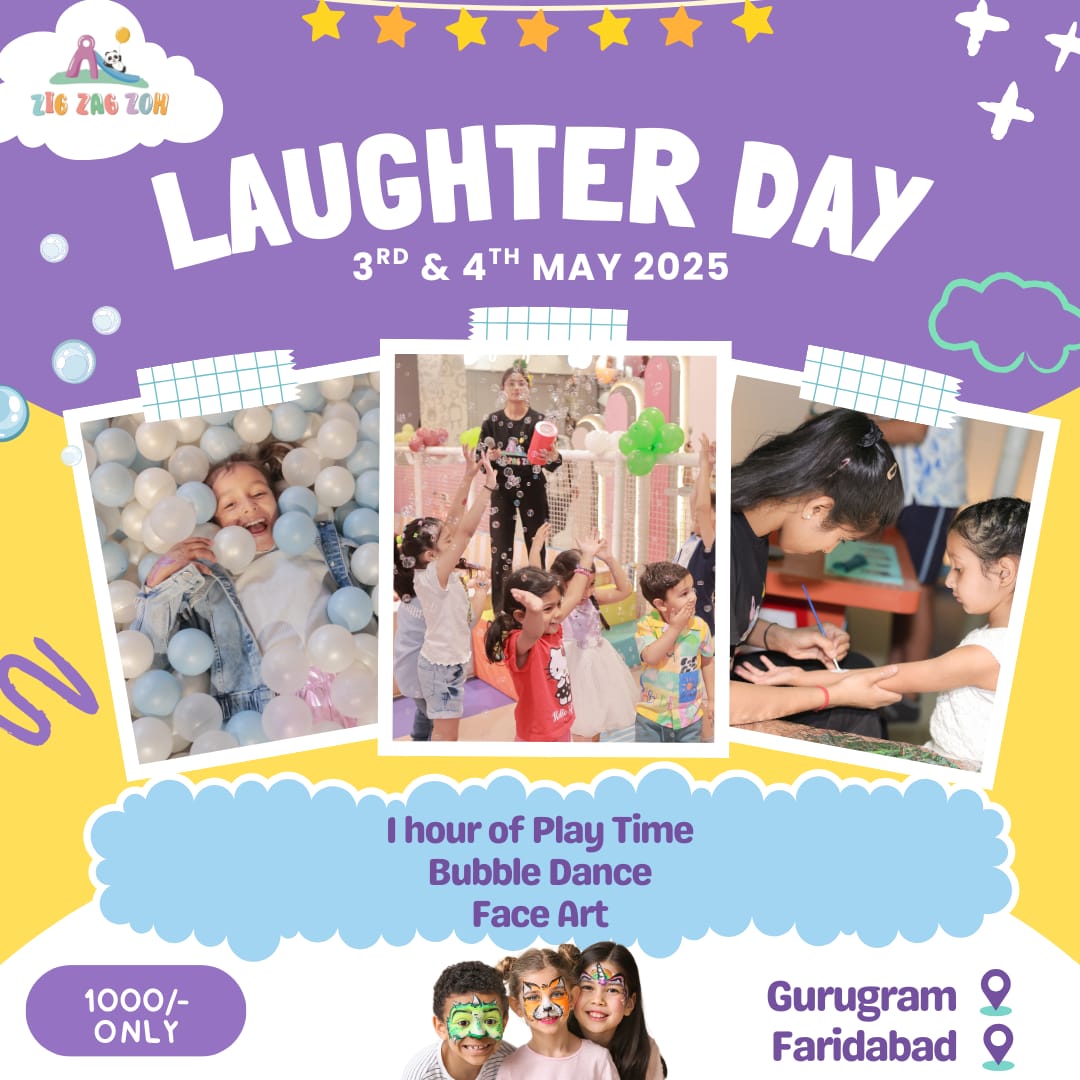 Laughter Day Celebration by Zig Zag Zoh (3-4 May) | Opposite Dt Mega Mall DLF Phase 1 Gurgaon