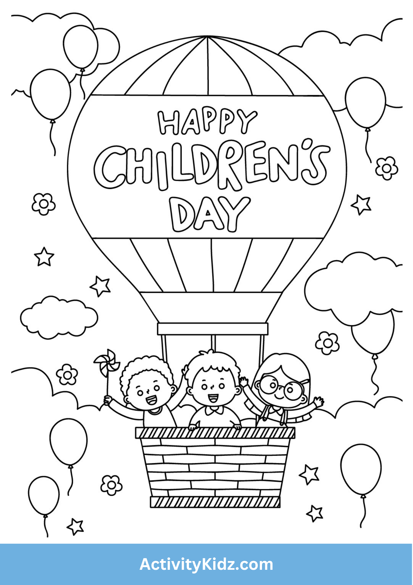 children-s-day-hot-air-balloon-coloring-page-download-free-printable-worksheets-for-kids-activitykidz for Free Printable Hot Air Balloon Children's Day Hot Air Balloon Coloring Page- Download FREE Printable Worksheets for Kids – ActivityKidz for Free Printable Hot Air Balloon