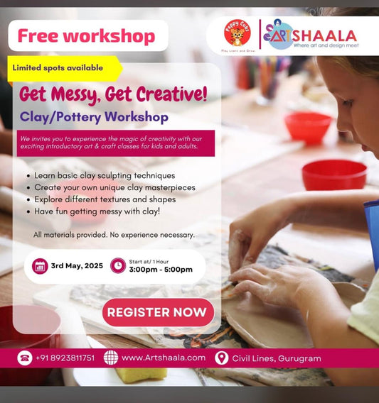 Artshaala Clay & Pottery Workshop | Sector 15 Gurgaon