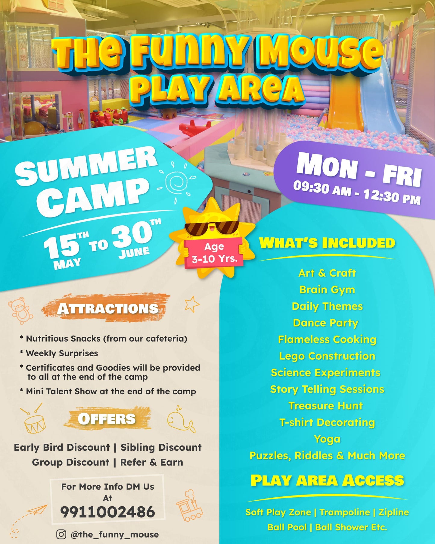 Summer Camp by The Funny Mouse (15 May - 30 Jun) |  Near Ambience Mall Gurgaon