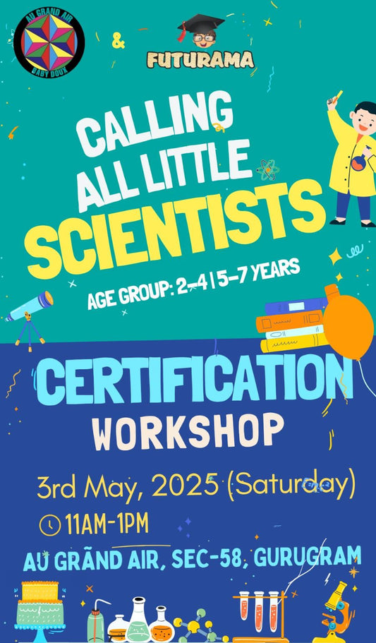 Futurama Little Scientist Certification Workshop (3 May) | Sector 58 Gurgaon