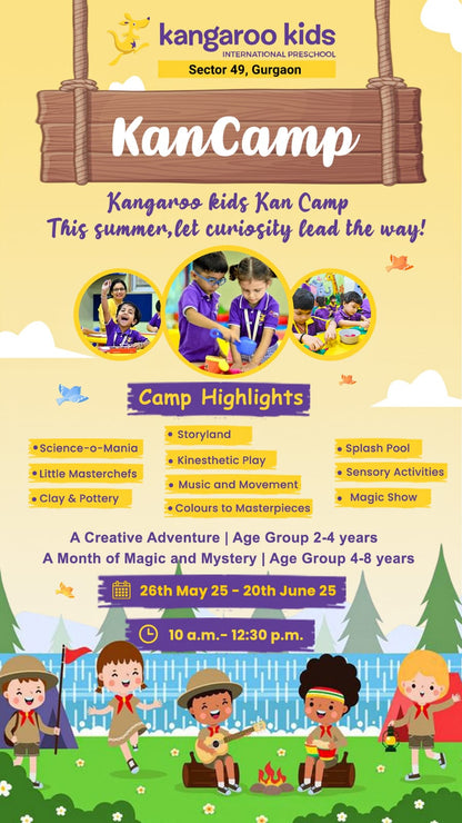 Summer Camp by Kangaroo Kids International Preschool (26 May - 20 Jun) | Sector 49 Gurgaon