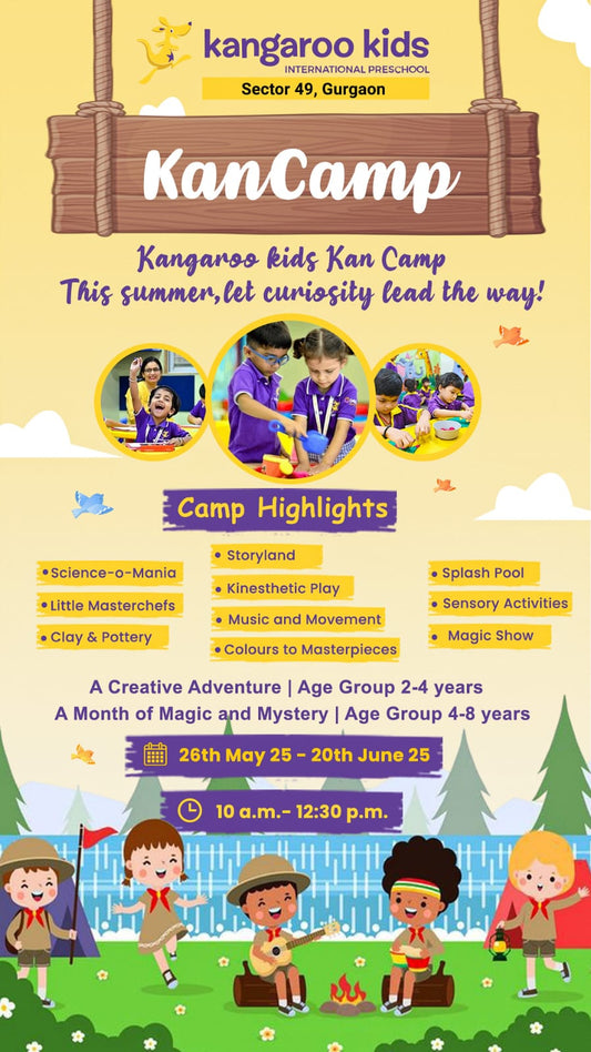Summer Camp by Kangaroo Kids International Preschool (26 May - 20 Jun) | Sector 49 Gurgaon