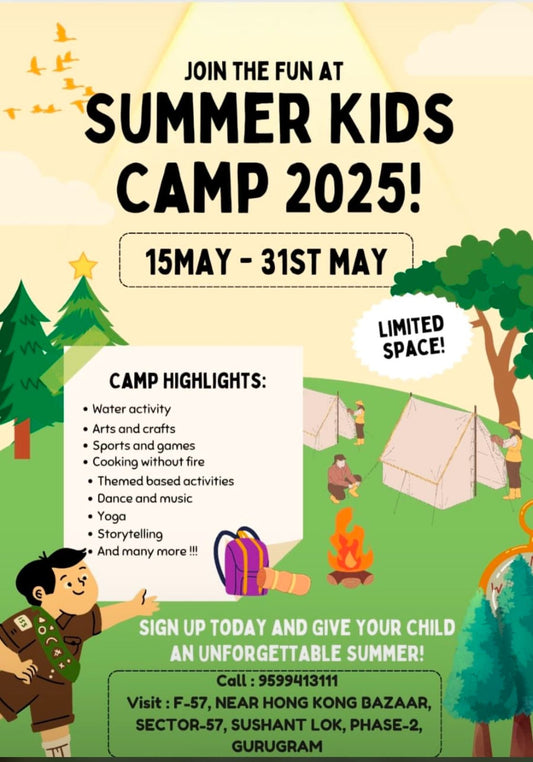 Kids Summer Camp by Nest Play School (15 - 31 May) | Sector 57 Gurgaon