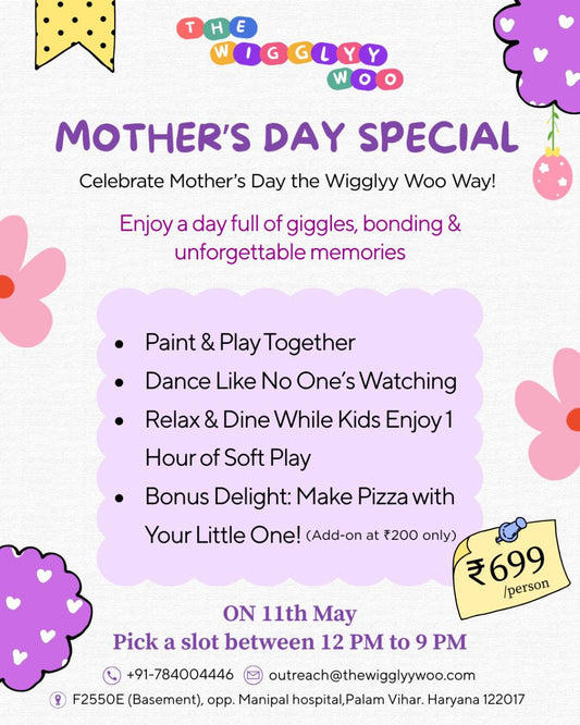Mother's Day Celebration by The Wigglyy Woo | Sector 2 Palam Vihar Gurgaon