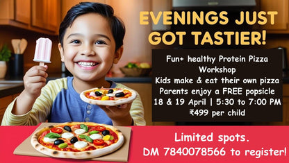 Protein Pizza Workshop by The Wigglyy Woo (19 Apr) | Sector 2 Palam Vihar Gurgaon
