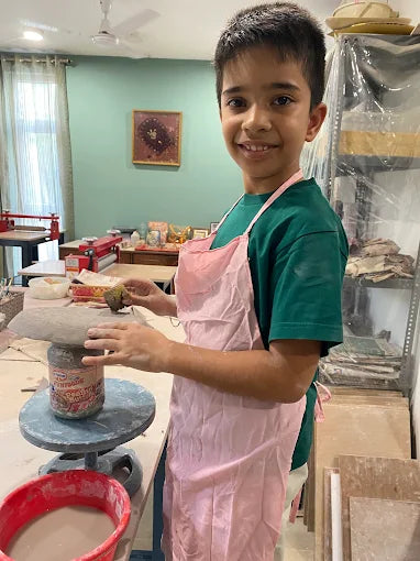 Ganesha Clay Workshop at Shivika Pottery Gallery (23-31 Aug) Sector 43 Gurgaon
