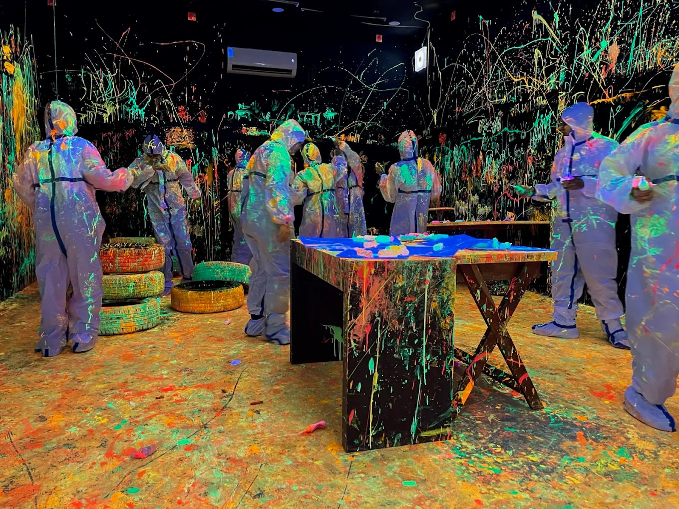 Splashit Neon Paint Experience | Westend Marg Saket New Delhi
