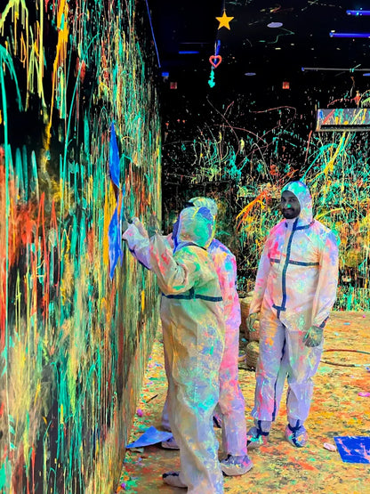 Splashit Neon Paint Experience | Westend Marg Saket New Delhi