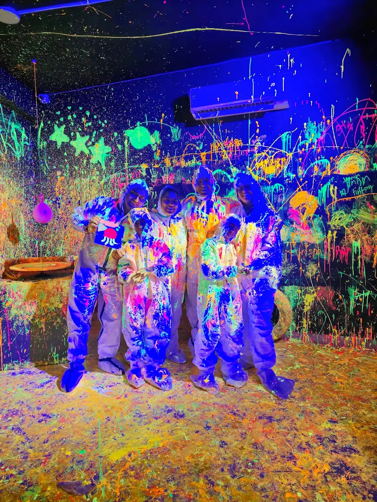 Splashit Neon Paint Experience | Westend Marg Saket New Delhi
