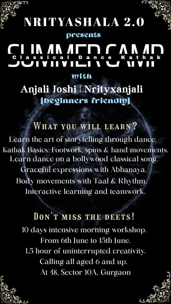 Summer Camp by Nrityashala 2.0 Dance Studio (6 Jun - 15 Jun) | Sector 10 A Gurgaon