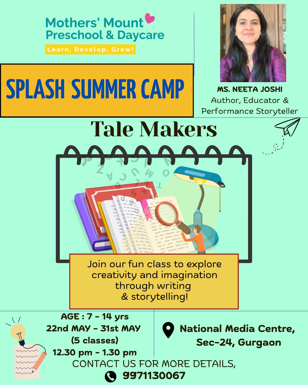Splash Summer Camp by Mothers' Mount Preschool & Daycare (19 May - 13 Jun) | Sector 24 Gurgaon