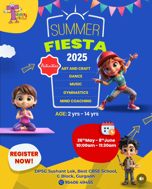 Summer Fiesta by Tumble & Twirl Academy (26 May - 8 Jun) | Sector 43 Gurgaon