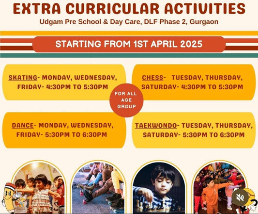 Udgam Preschool with Dance Skating Chess and Taekwondo Activities | DLF Phase 2 Gurgaon