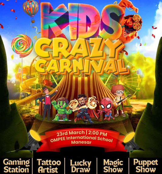 Krazy Kids Carnival (23-Mar) Ompee International School IMT Manesar Gurgaon