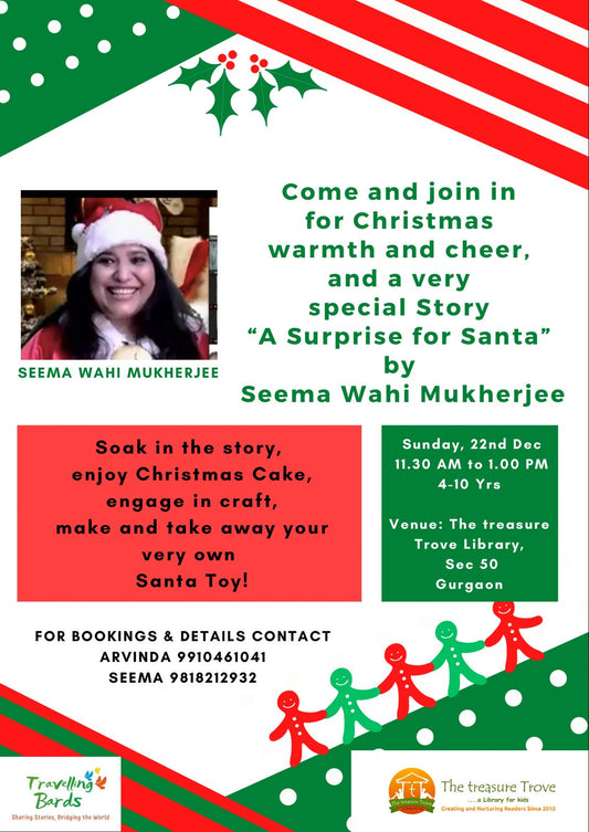Christmas Carnival by The Treasure Trove Kids Library (22-Dec) | Nirvana Country Sector 50 Gurgaon