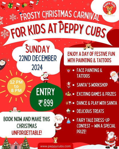 The Frosty Christmas Carnival (22-Dec) By Peppy Cubs | Old Judicial Complex Gurgaon