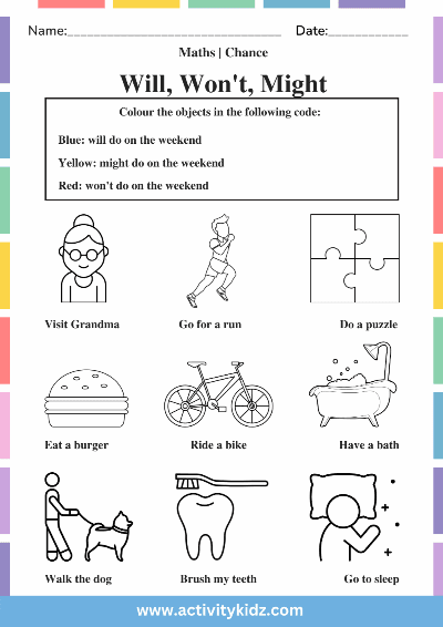 Maths Chance- Download FREE Printable Worksheets for Kids – ActivityKidz